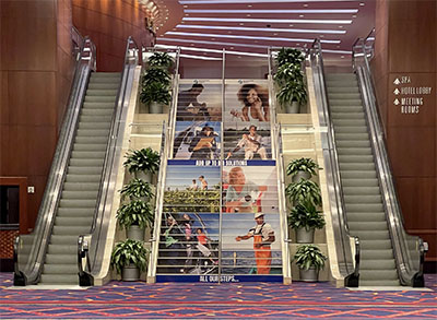 Your event will stand out with these custom staircase wraps