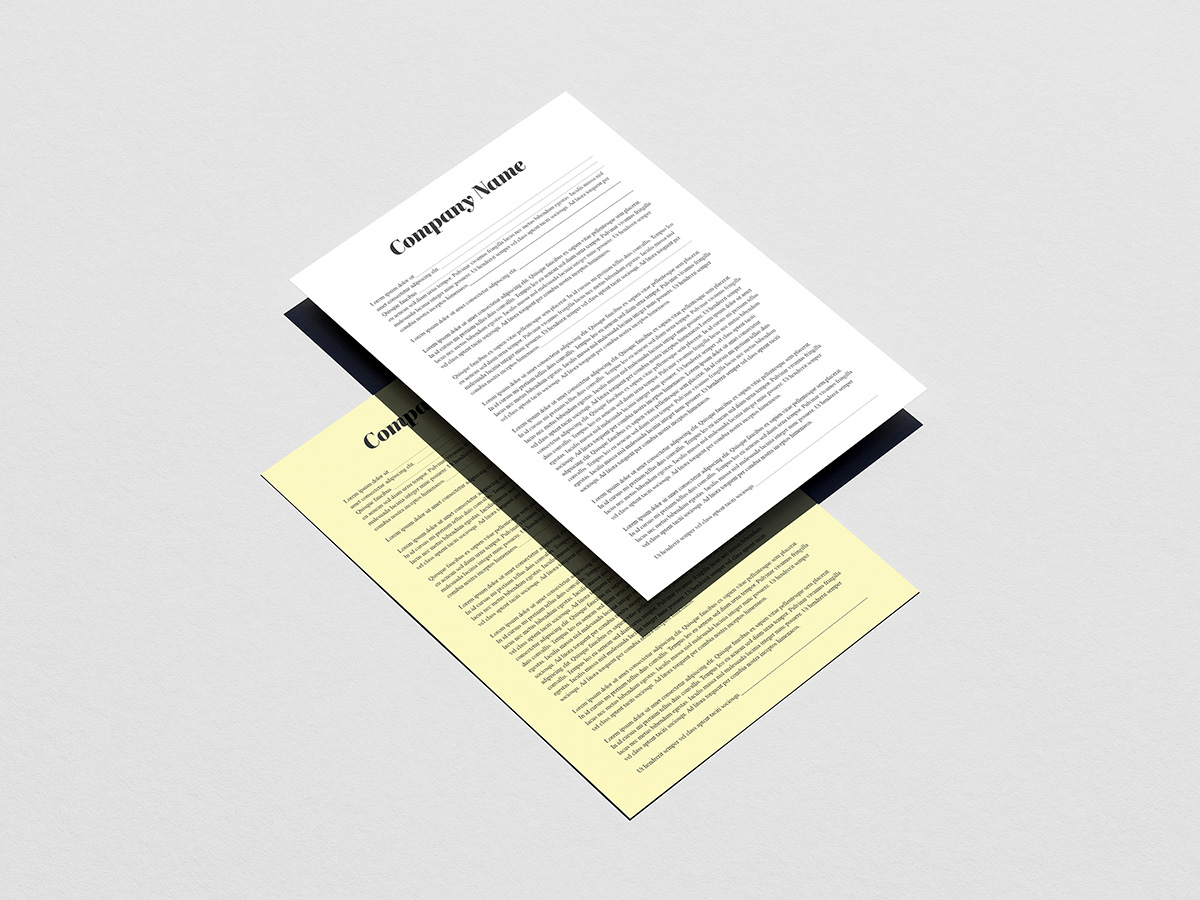 Mockup of multi-copy carbonless forms demonstrating NCR form printing services by Sign Professionals in Uncasville CT.
